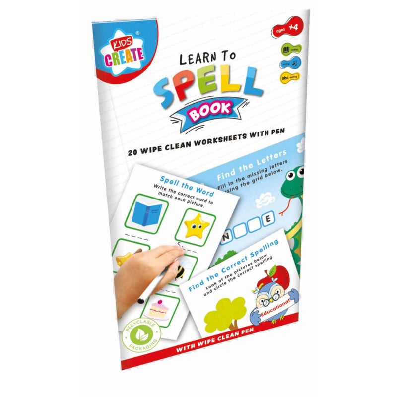 Kids Create Learn to Spell Book