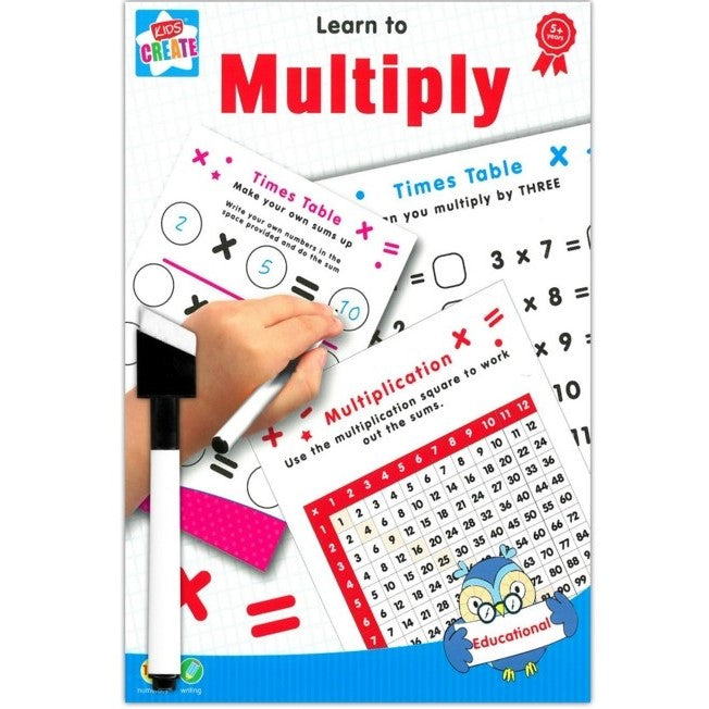 Kids Create Learn to Multiply Book