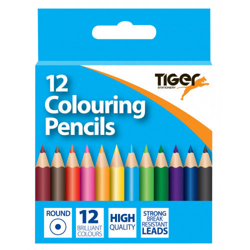 Colouring Pencils, Mini, Pack of 12