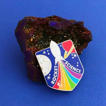 Enamel Pin, Rocket Science