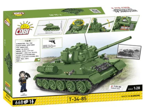 T-34/85 (1:28 scale)