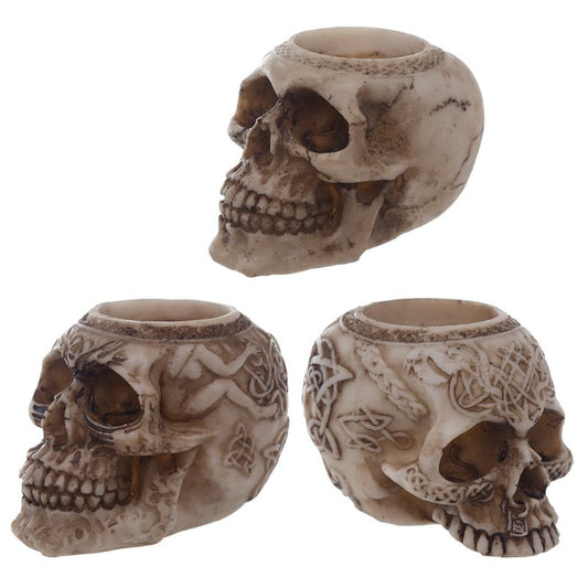 Skull Tea Light Holder